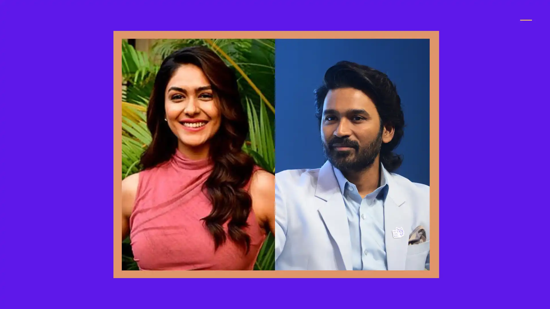 Dhanush Mrunal Thakur Wedding