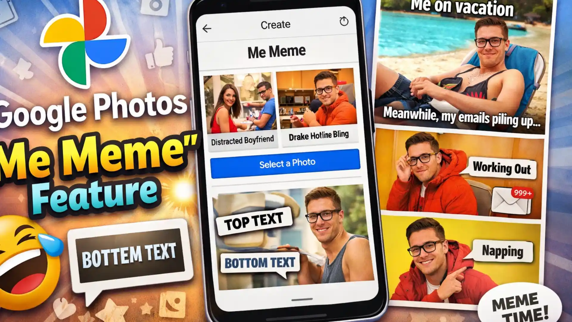 Google Photos Me Meme Feature