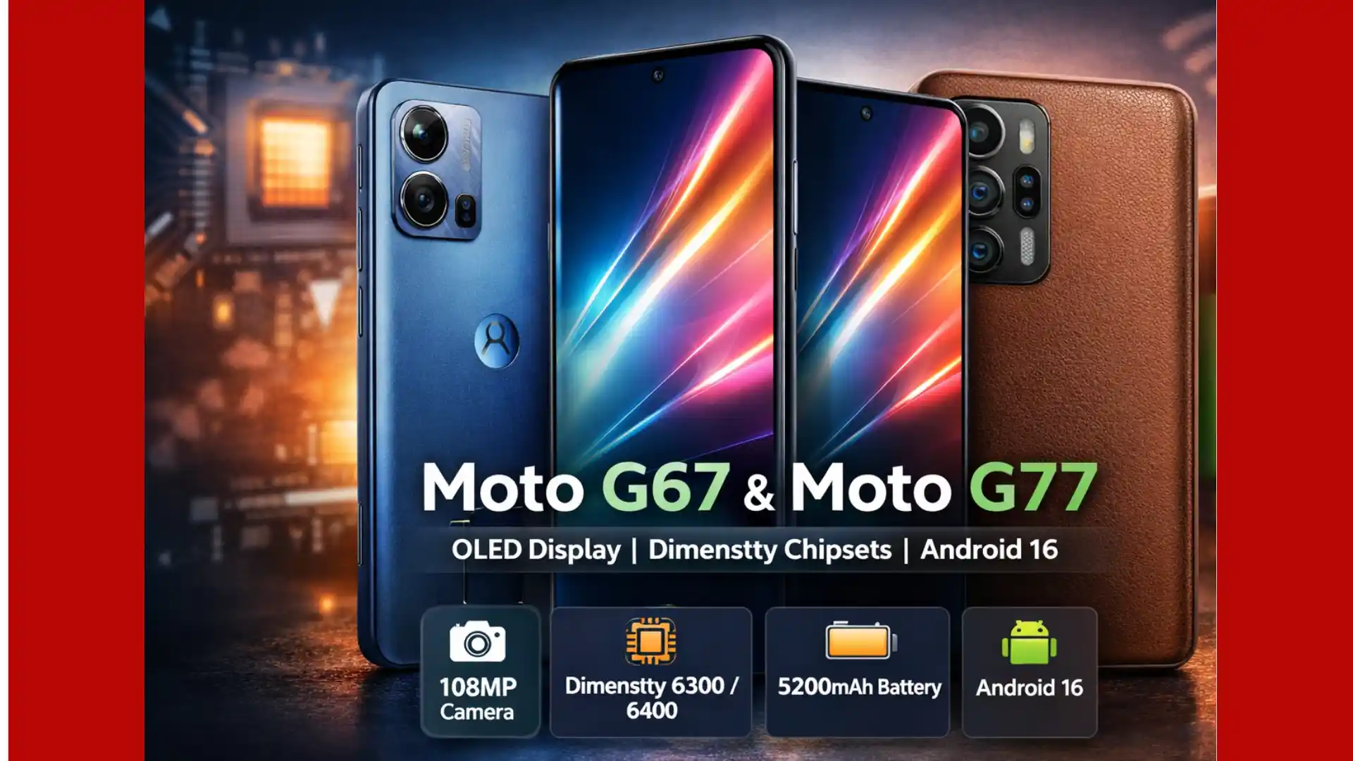 Motorola Moto G67 and Moto G77