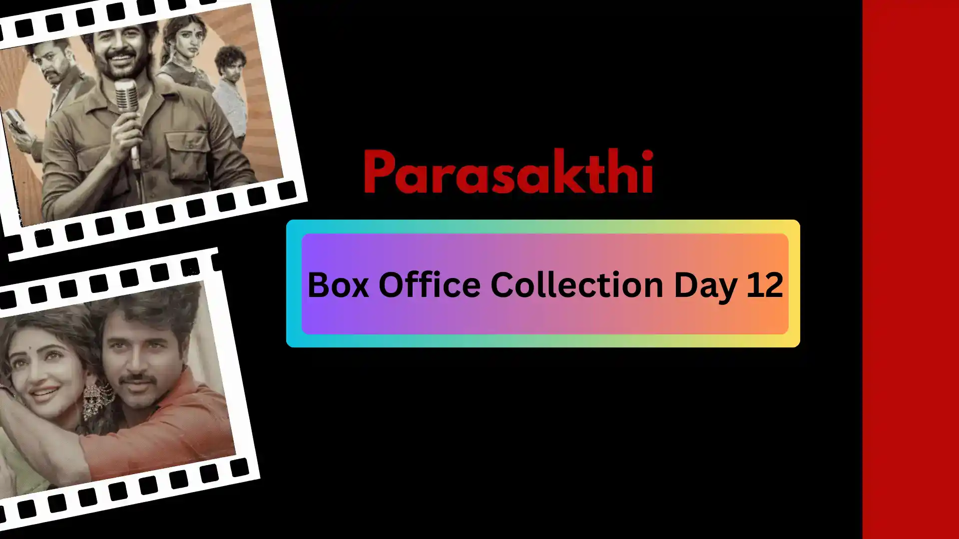 Parasakthi Box Office Collection Day 12
