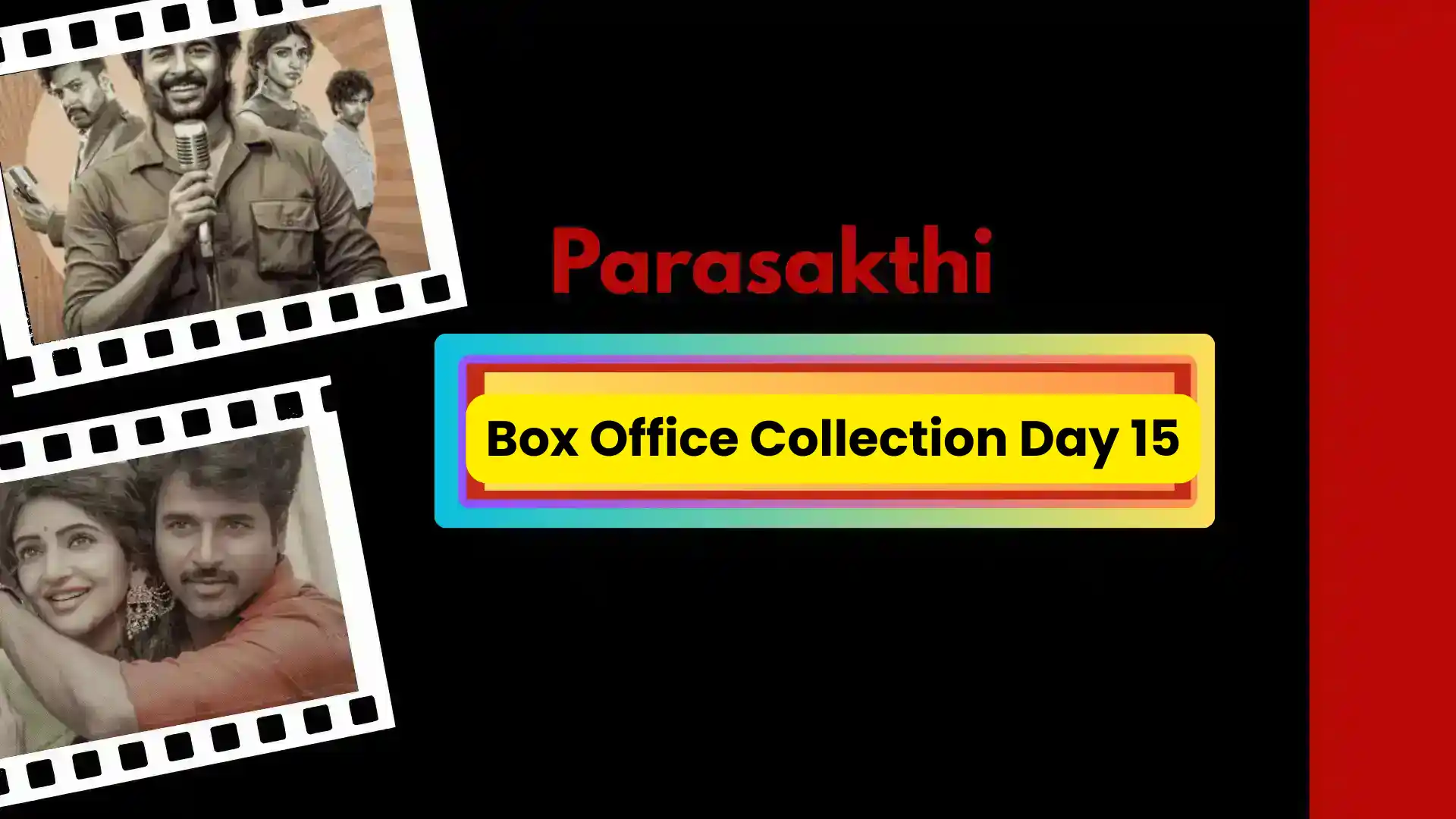 Parasakthi Box Office Collection Day 15