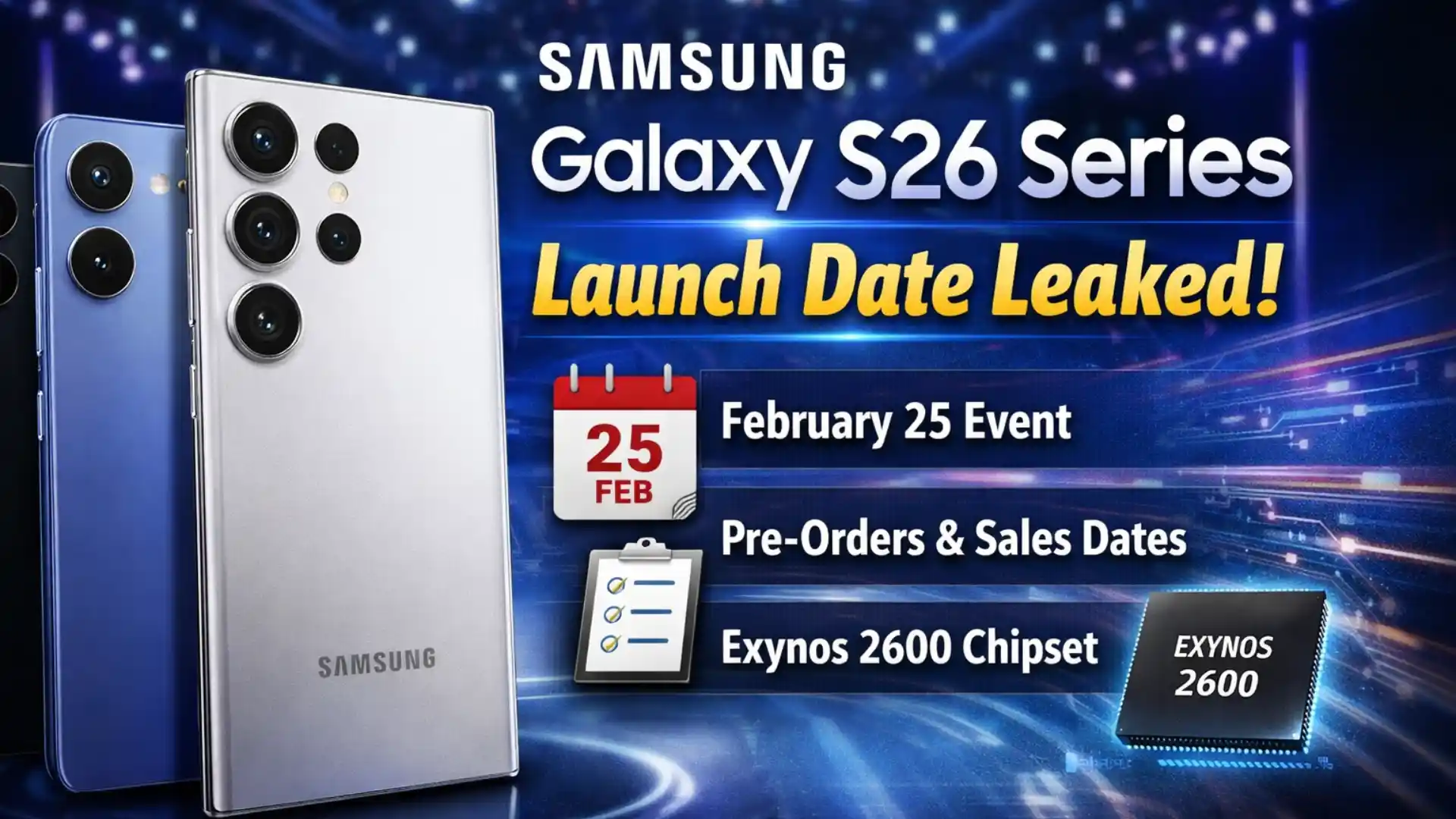 Samsung Galaxy S26 Launch Date
