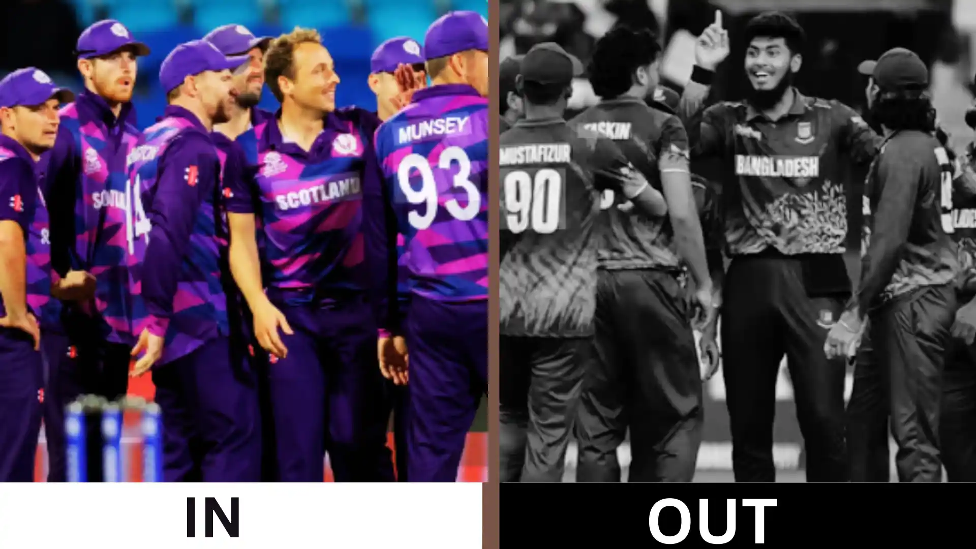 Scotland Replaces Bangladesh in T20 World Cup