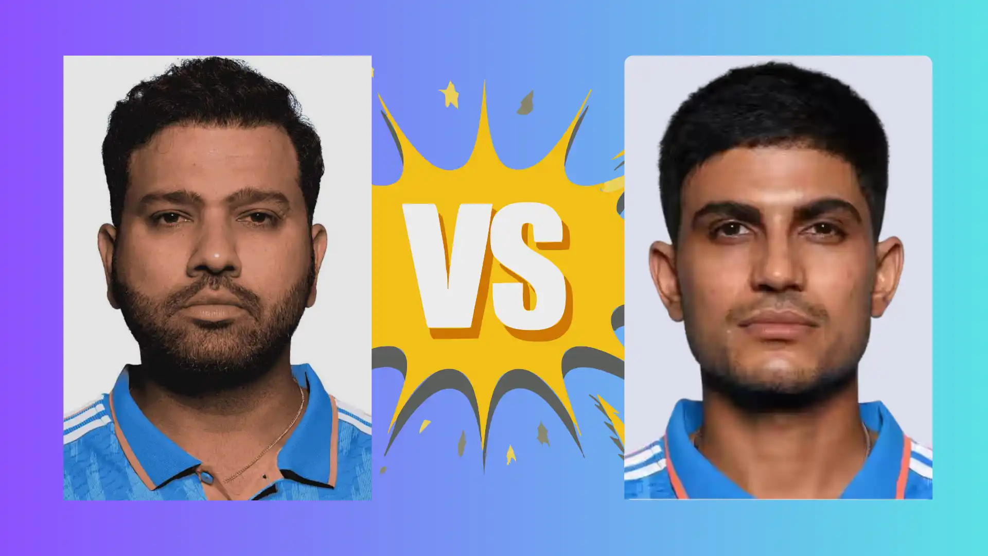 Shubman Gill vs Rohit Sharma in ODI