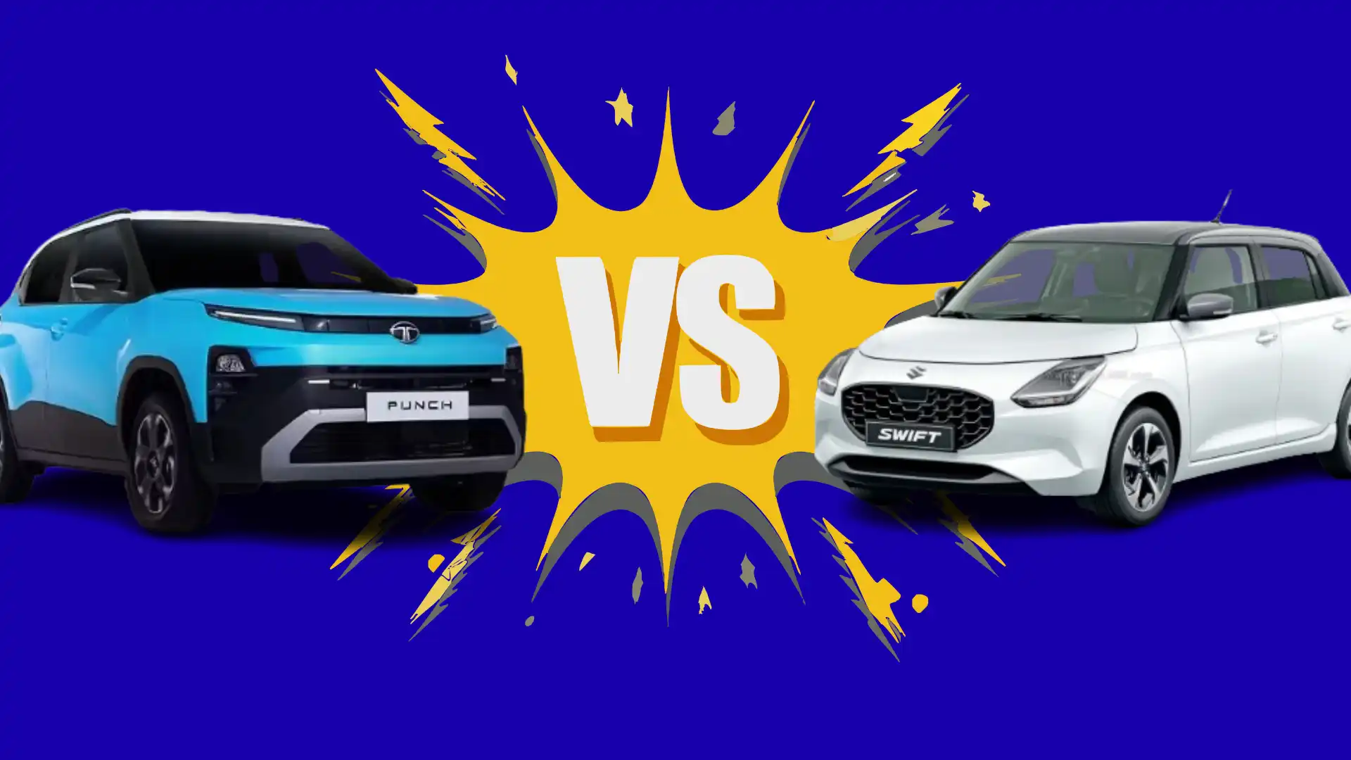 Tata Punch Facelift vs Maruti Swift