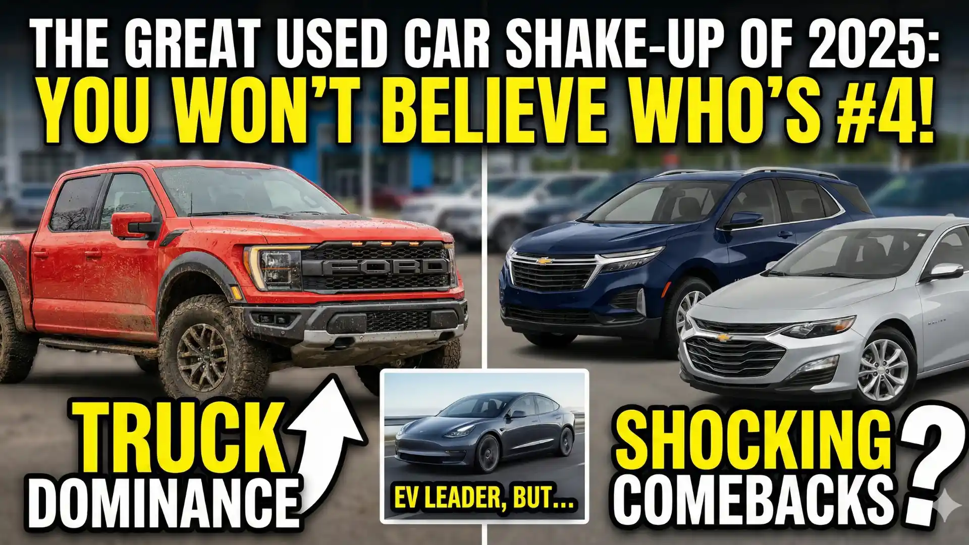 Top 10 Best Selling Used Vehicles in the US 2025