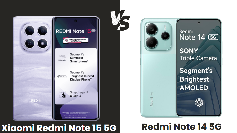 Xiaomi Redmi Note 15 5G vs Redmi Note 14 5G