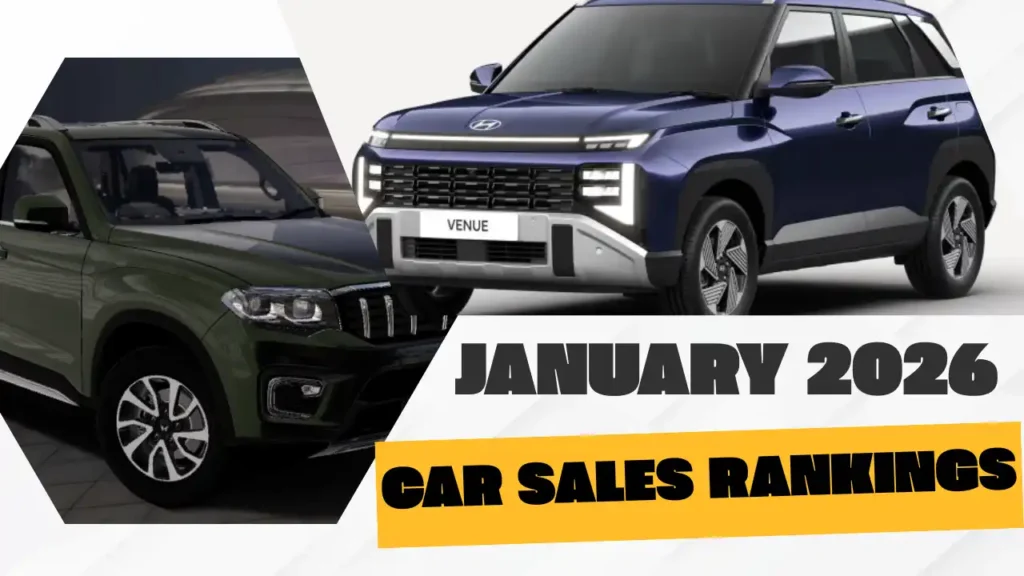 January 2026 Car Sales Rankings