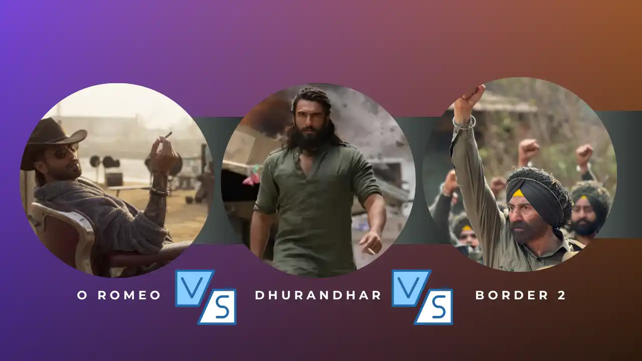 O Romeo Day 1 vs Dhurandhar Day 71 vs Border 2 Day 22 Collection