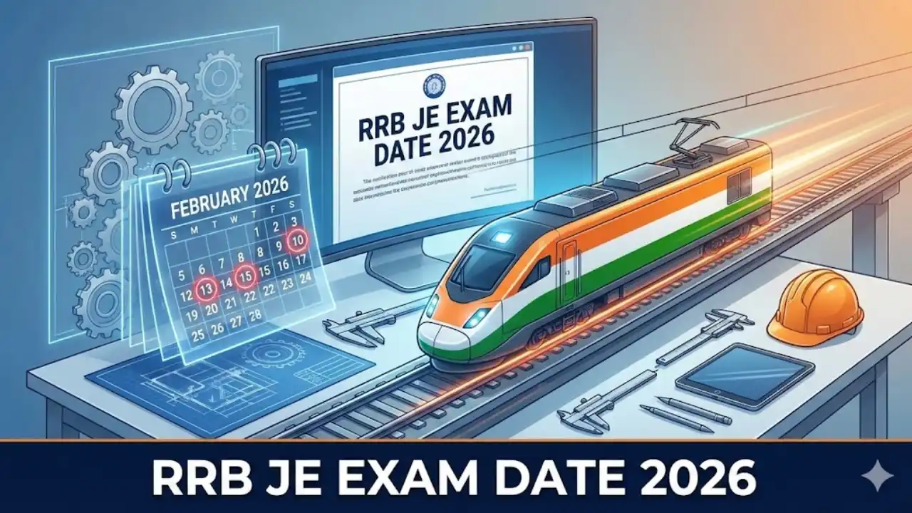 RRB JE Exam Date 2026