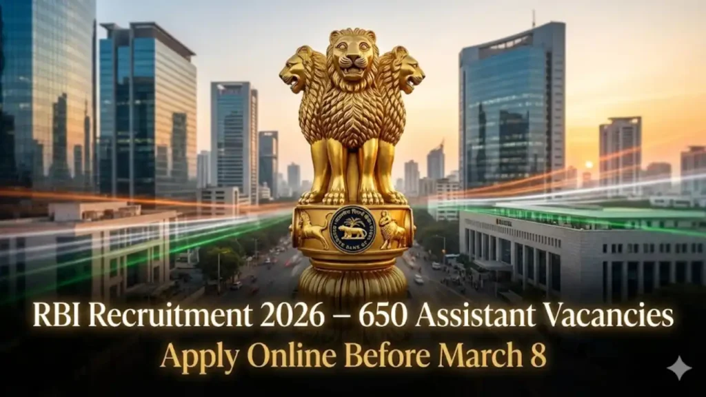 Reserve Bank of India Recruitment 2026