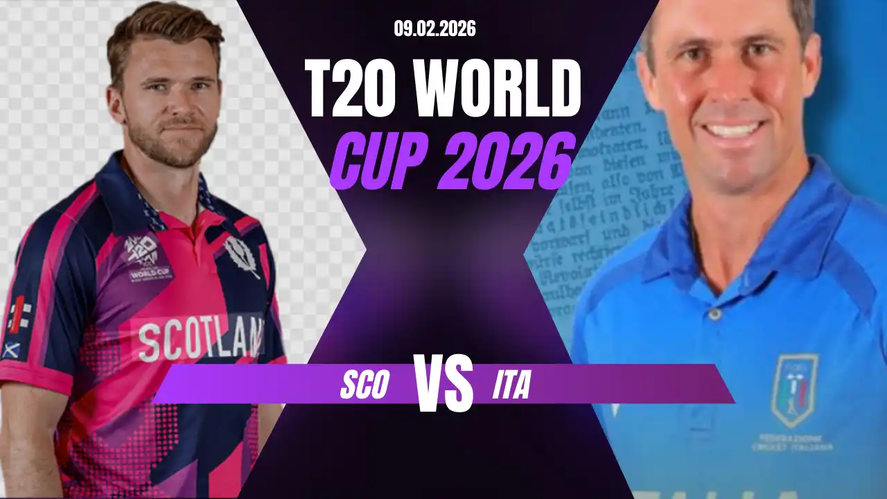 Scotland vs Italy T20 World Cup Live Score