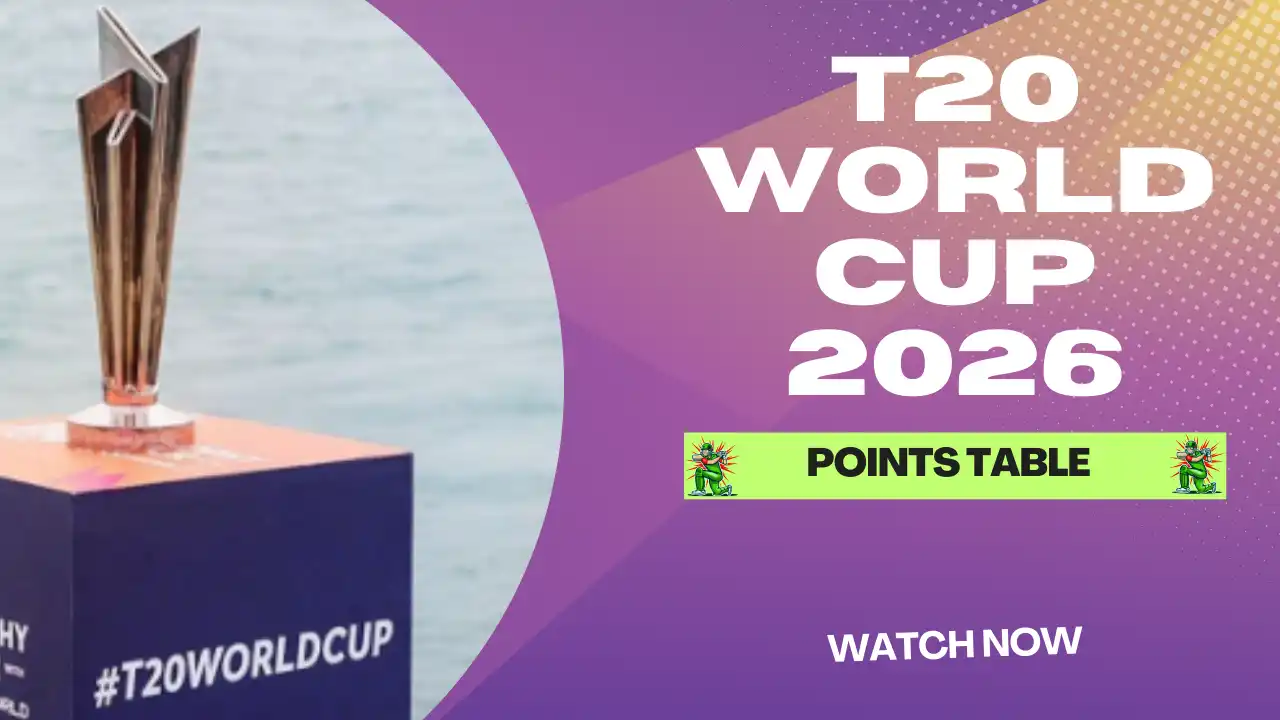 T20 World Cup 2026 Points Table
