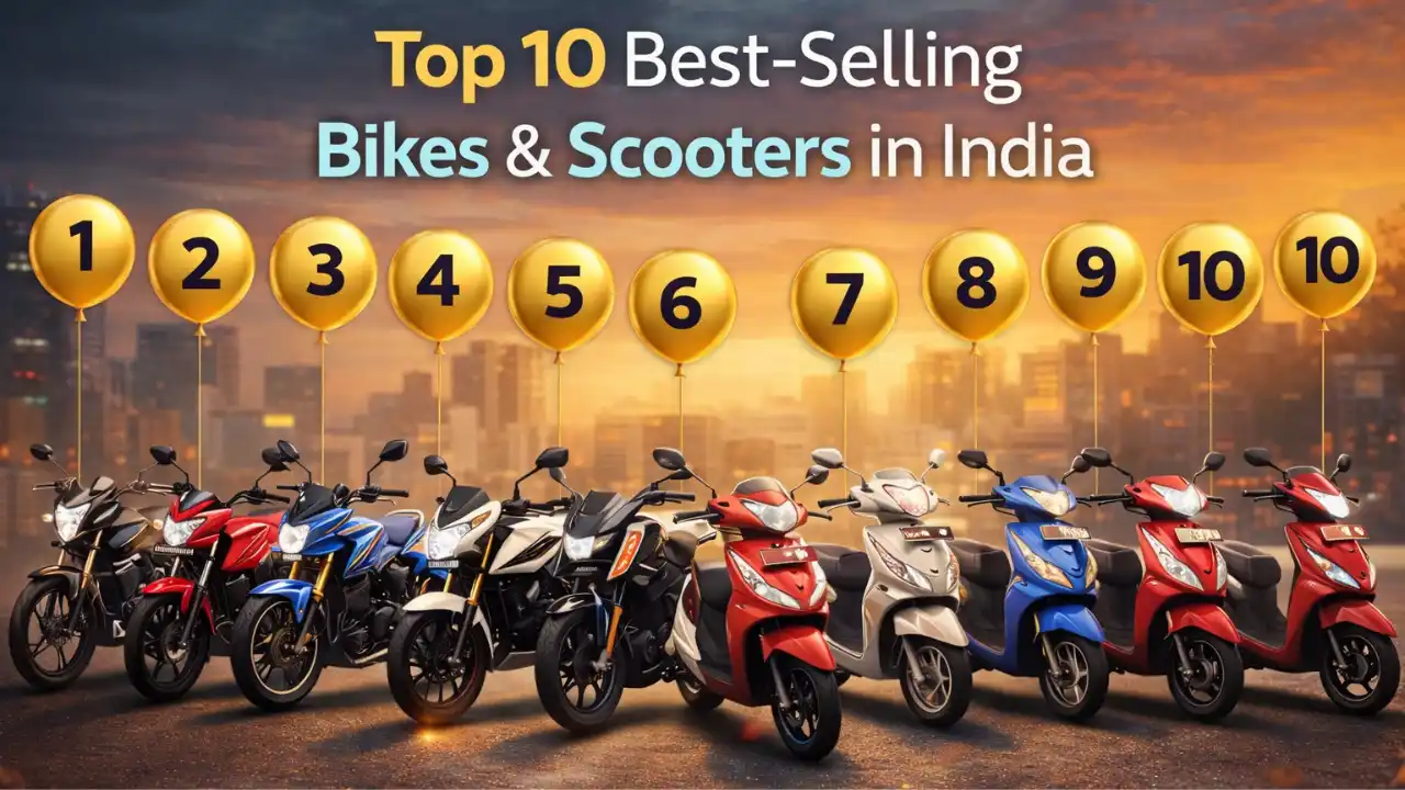 Top 10 Best-Selling Bikes & Scooters in India